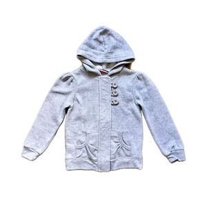French Toast Kids Hooded Jacket Size 6 Fleece Full Zip School Uniform Preppy